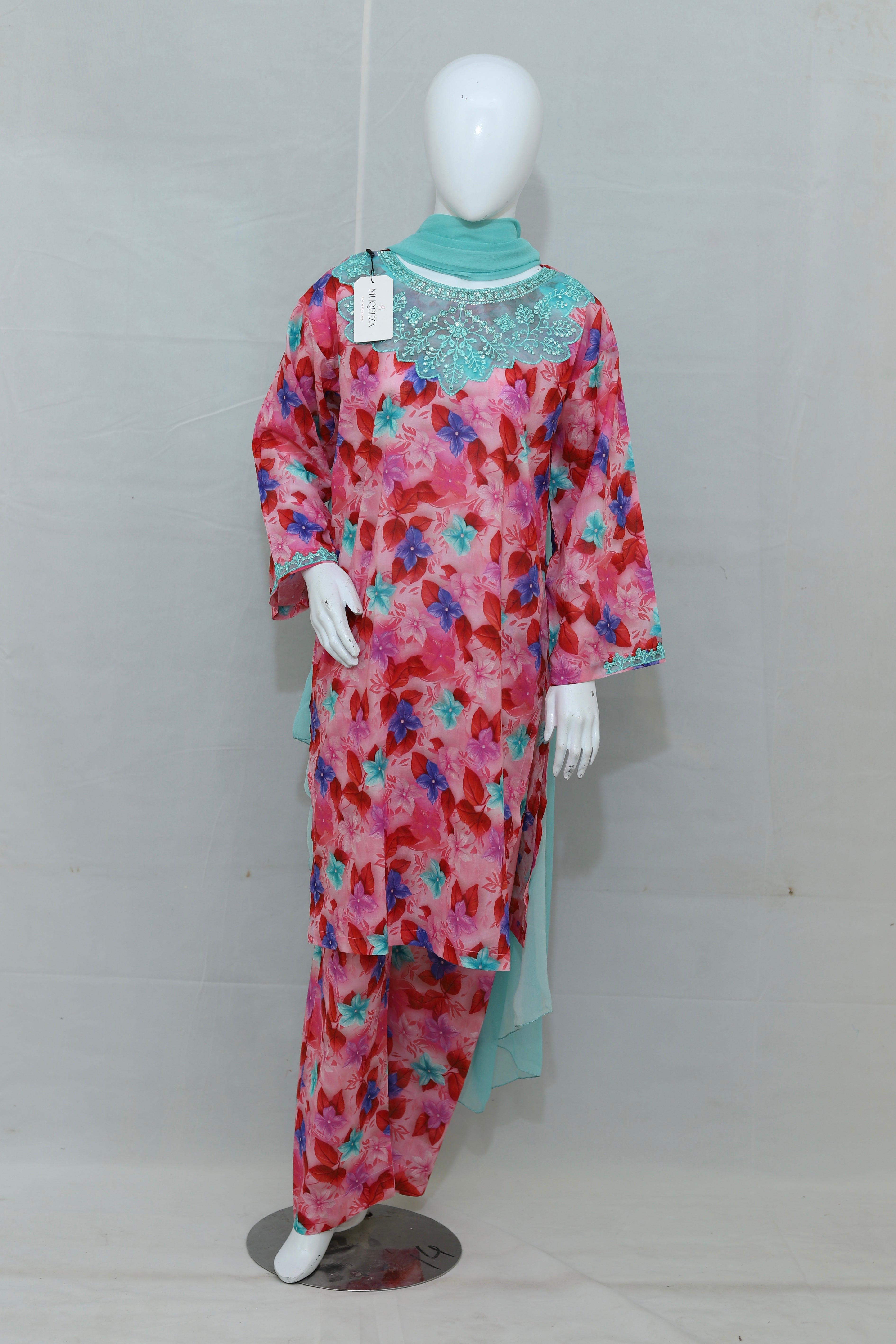 Stitched Printed Lawn Dress (2PC/3PC)