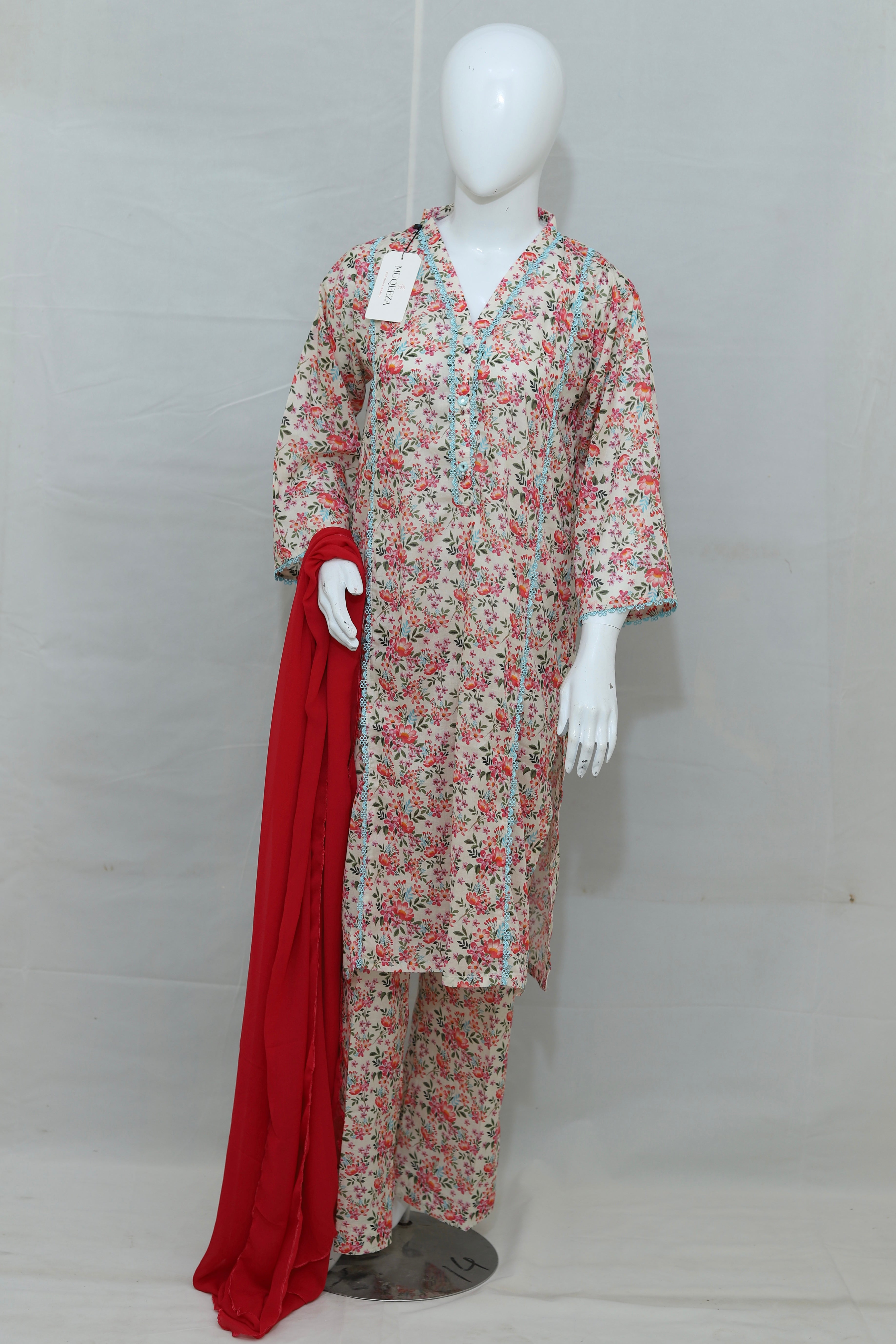 Stitched Printed Lawn Dress (2PC/3PC)