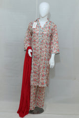 Stitched Printed Lawn Dress (2PC/3PC)