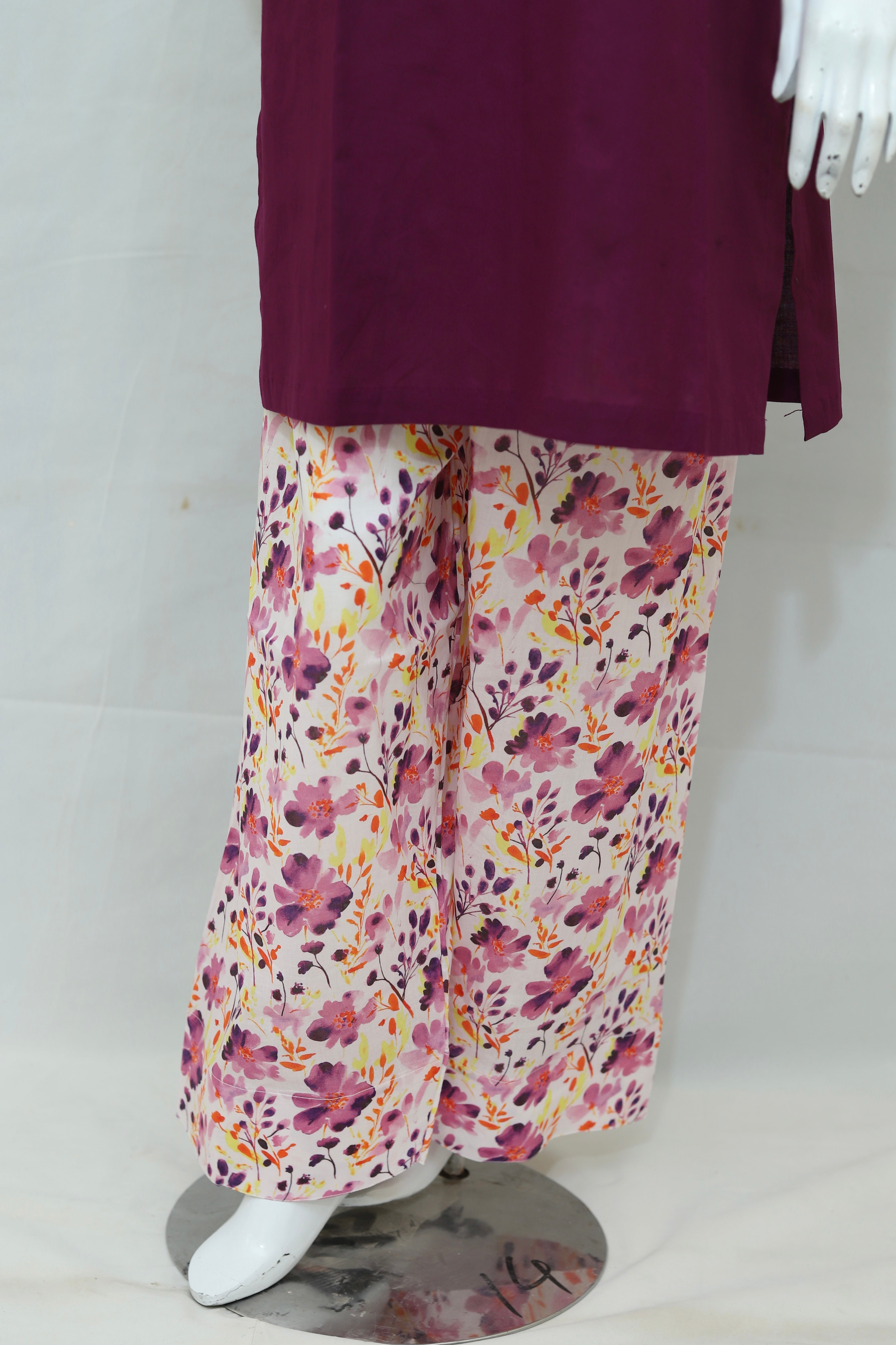 Stitched Lawn Dress With Shalwar