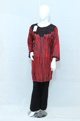 Stitched Printed Lawn Dress With Shalwar (2PC/3PC)
