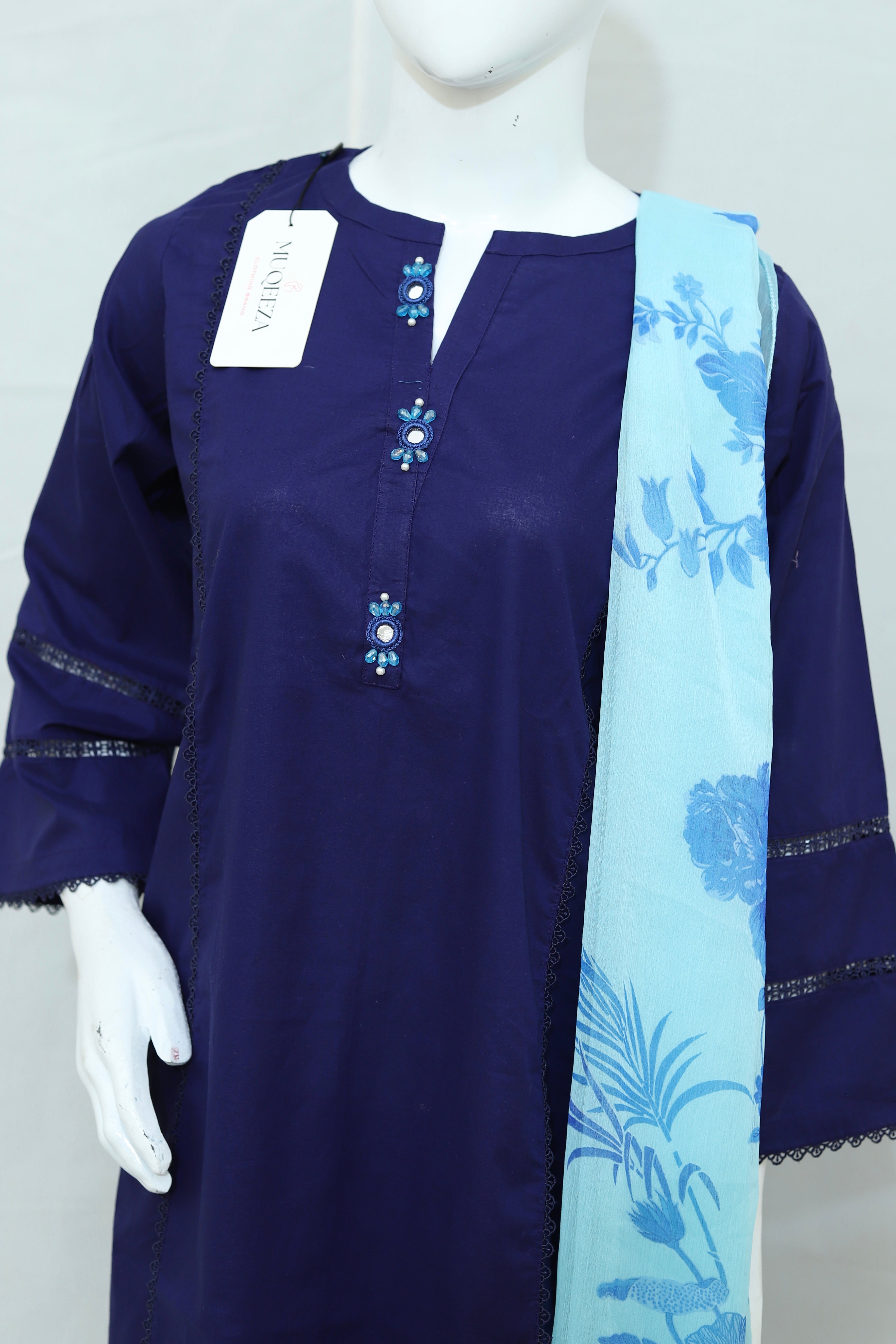 Stitched Lawn Dress (2PC/3PC)