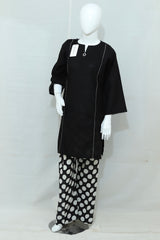 Stitched Printed Lawn Dress With Shalwar (2PC/3PC)