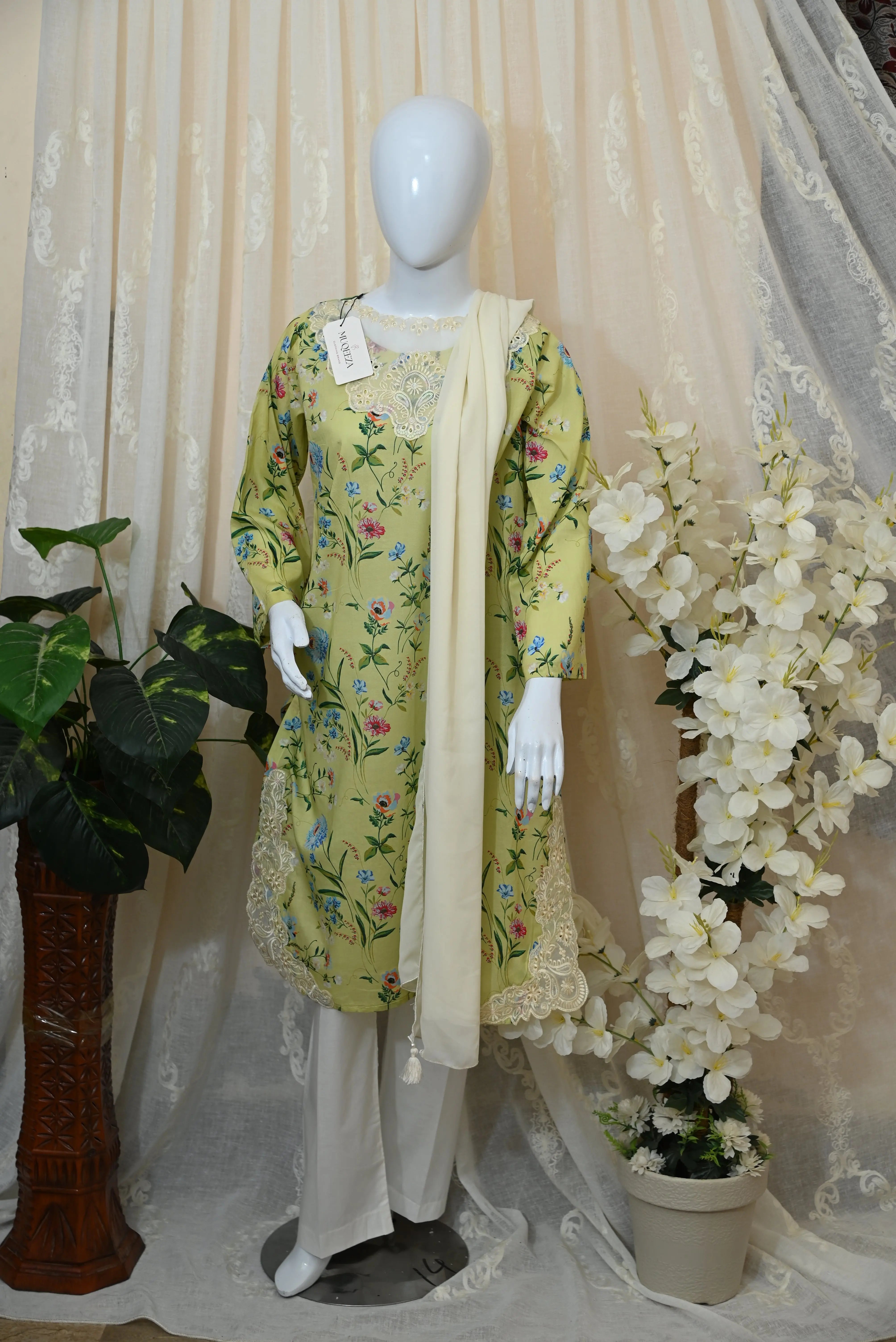 Stitched Printed Lawn Suit (2PC/3PC)