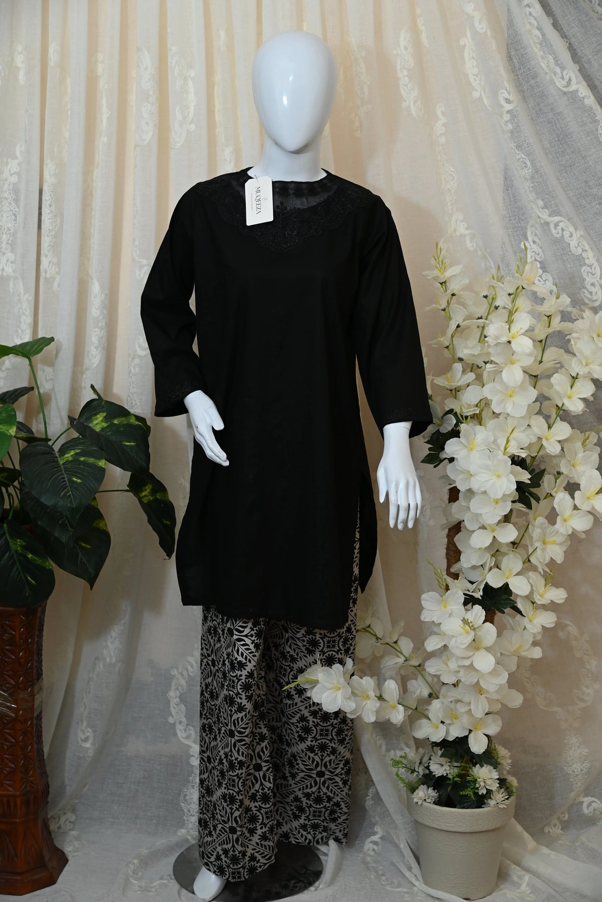 Stitched Lawn Dress (2PC)