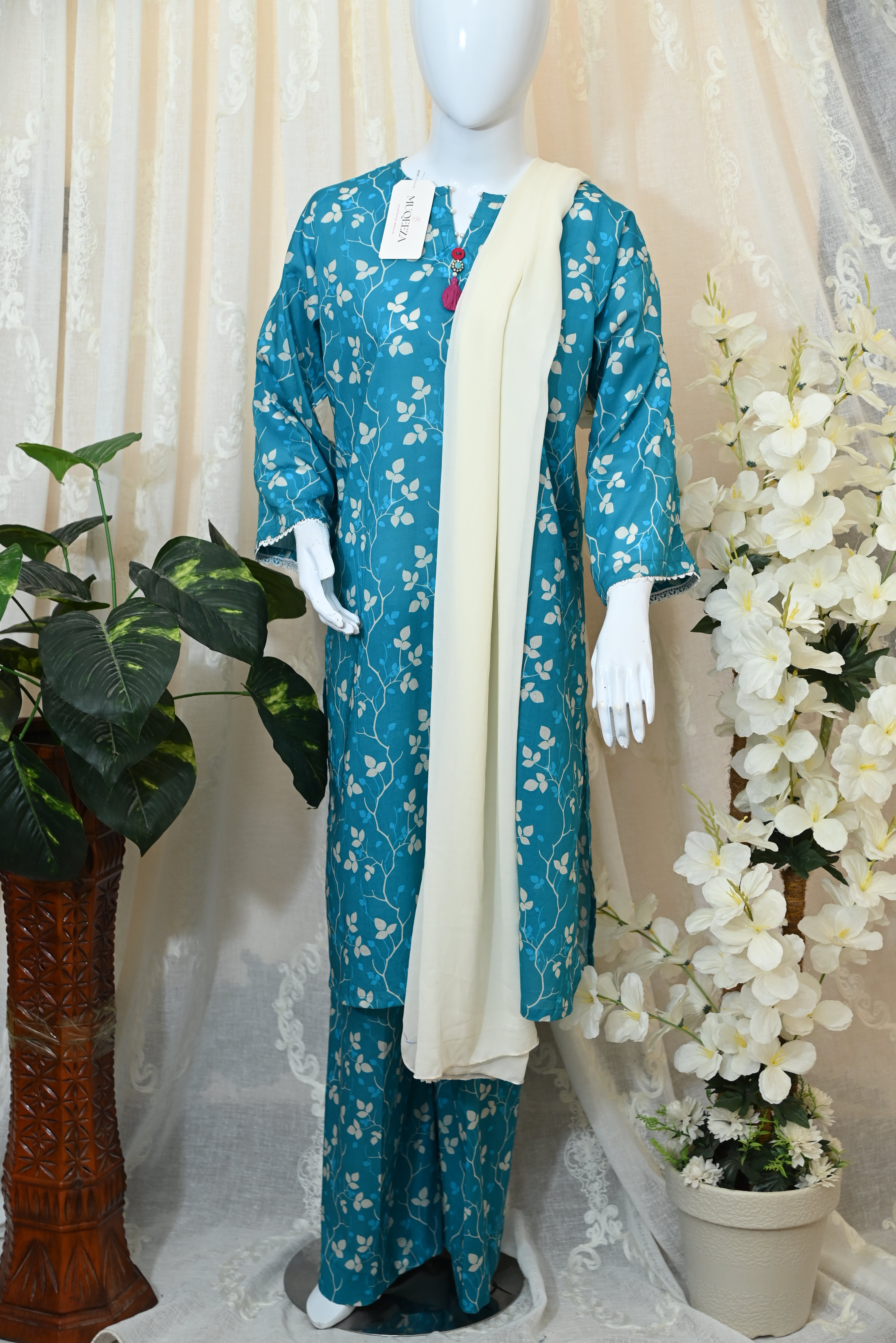 Stitched Printed Lawn Dress (2PC/3PC)