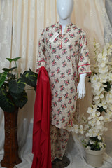 Stitched Printed Lawn Dress (2PC/3PC)