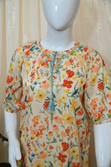 Stitched Hand Embroidered Printed Lawn Dress (2PC/3PC)
