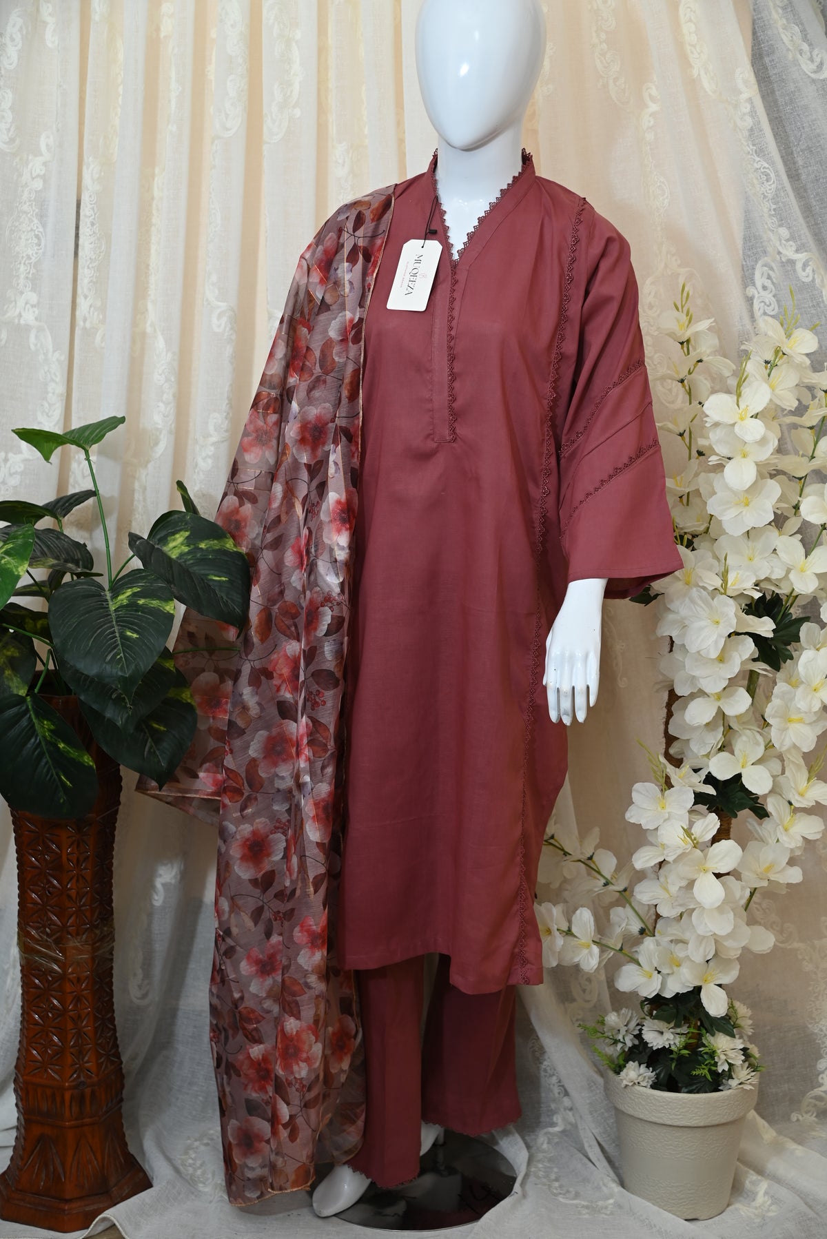 Stitched Lawn Dress (2PC/3PC)
