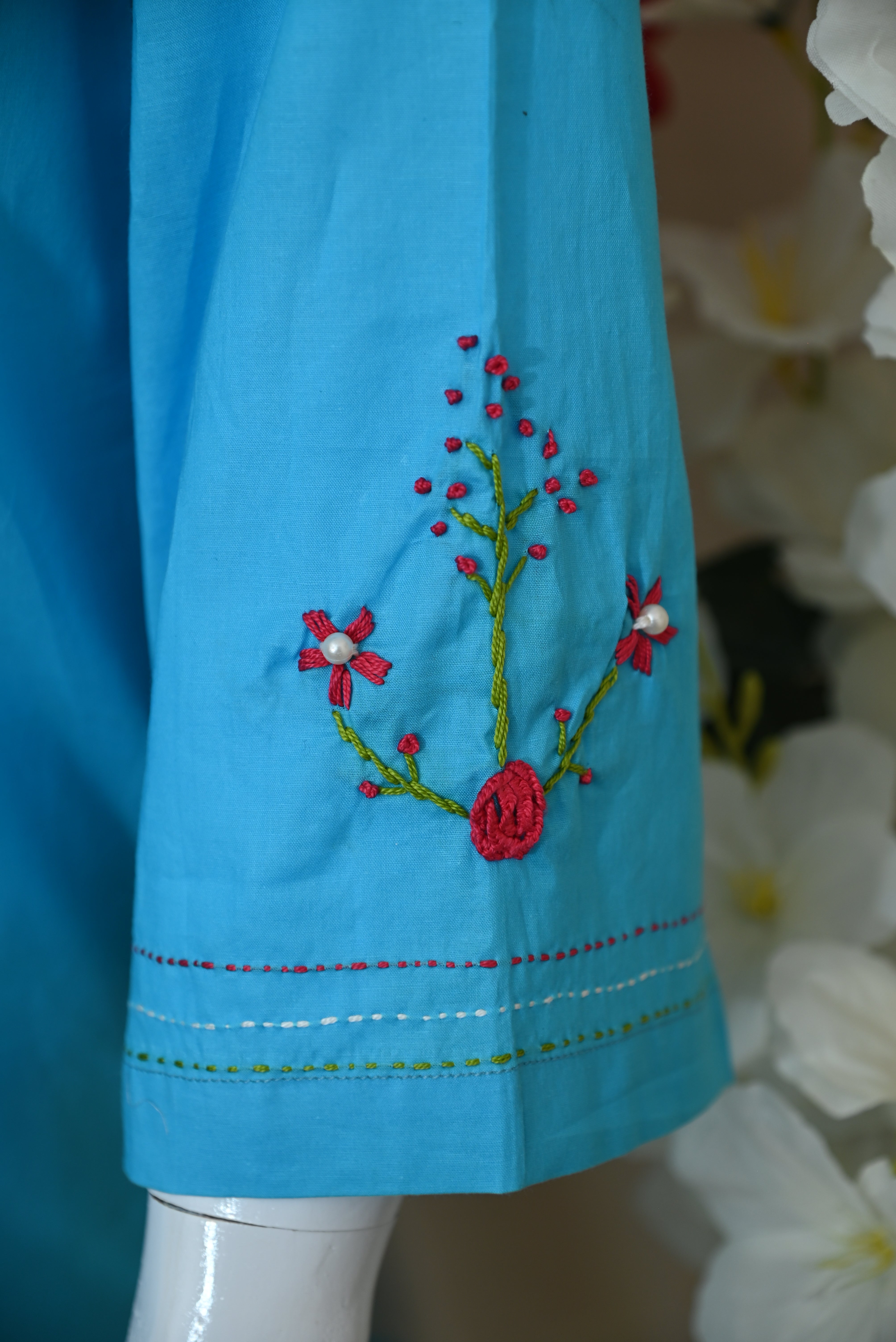 Stitched Hand Embroidered  Lawn Dress (2PC/3PC)