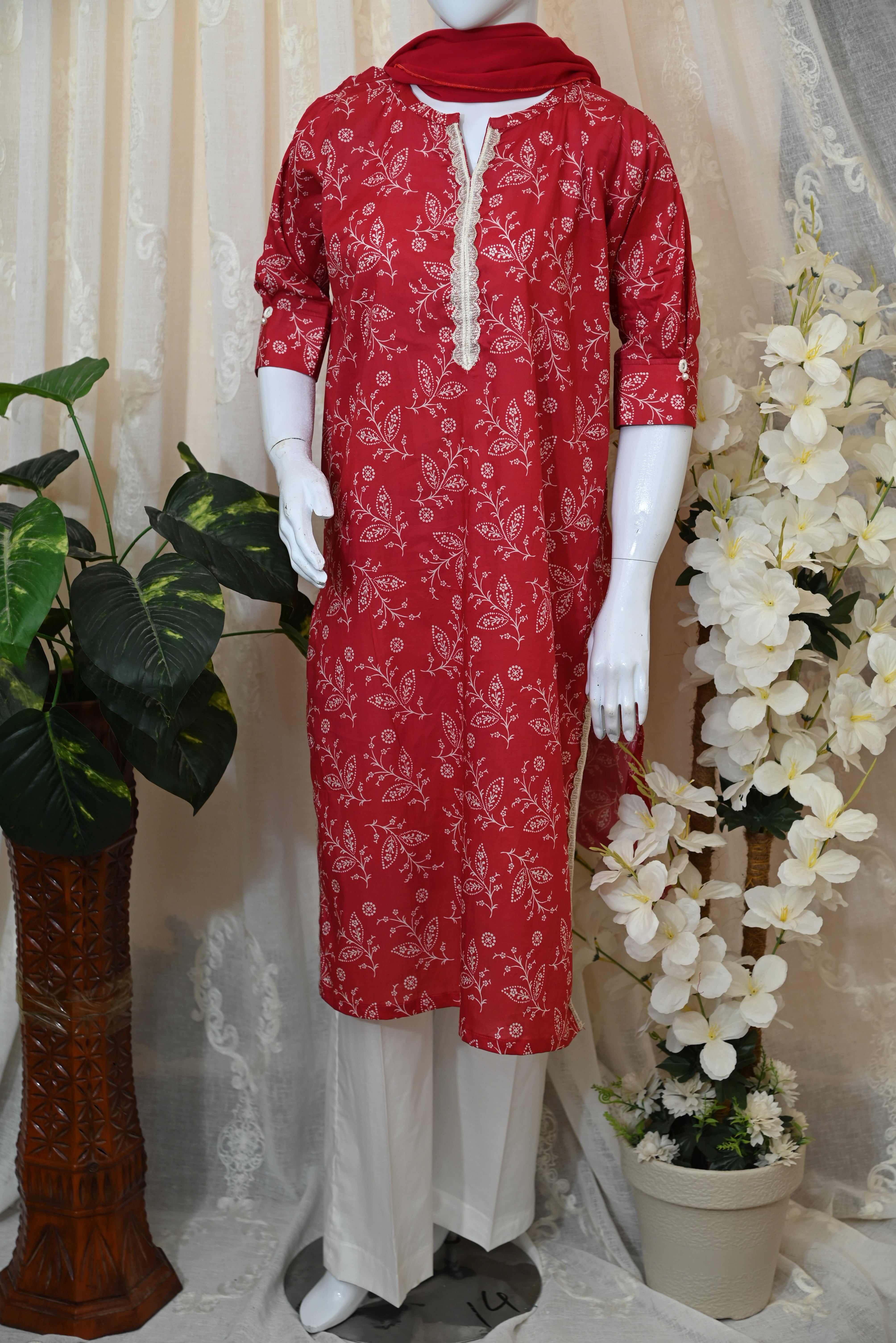 Stitched Lawn Dress (2PC/3PC)