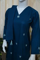 Stitched Hand Embroidered Lawn Dress (2PC/3PC)