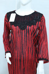 Stitched Printed Lawn Dress With Shalwar (2PC/3PC)