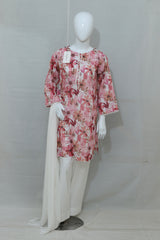 Stitched Printed Lawn Dress With Shalwar (2PC/3PC)